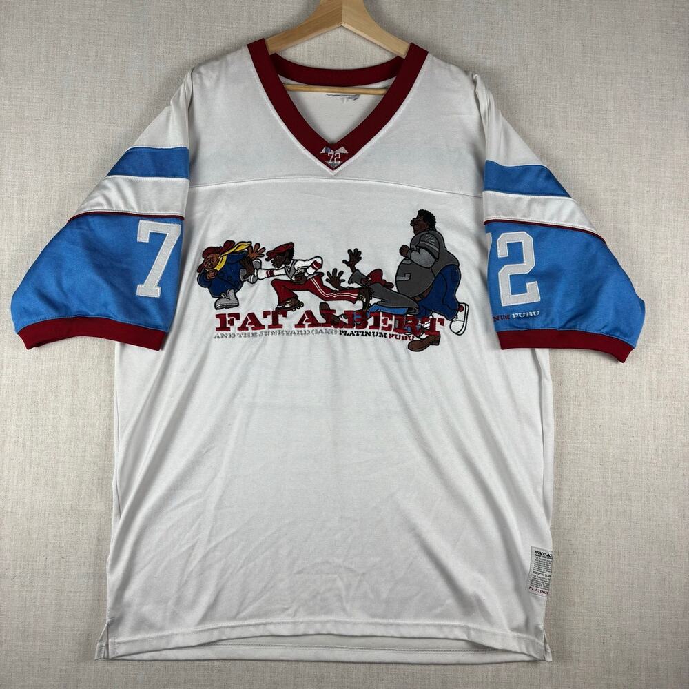 Fat Albert Y2K Platinum Fubu Junkyard Gang XXL Football Jersey